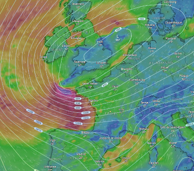 Tempête Aitor